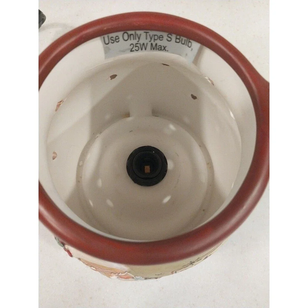 LANG Vintage Christmas Santa Electric Wax Melt Warmer Bean Pot Kimberly Poloson